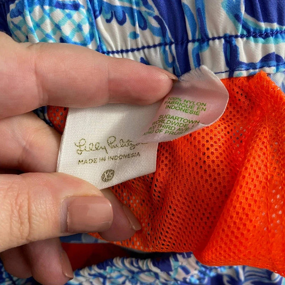 Lilly Pulitzer Run Around Luxletic Short in Bomber Blue Get Trunky Size US XS - Picture 7 of 9